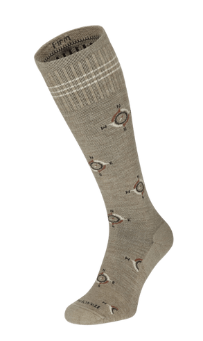 The Guide Heren Compressiekousen Klasse 2 Khaki