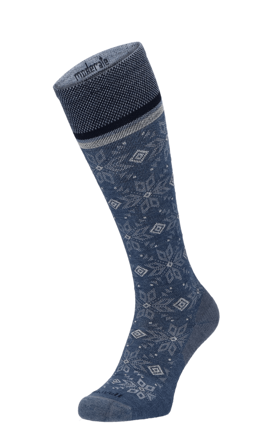 Winterland Dames Compressiekousen Klasse 1 Denim