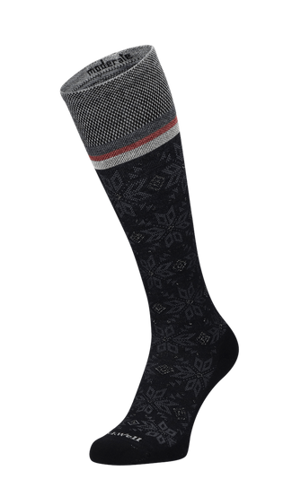 Winterland Dames Compressiekousen Klasse 1 Black