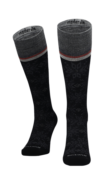 Winterland Dames Compressiekousen Klasse 1 Black